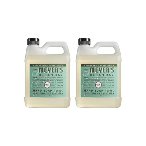 Mrs. Meyer 's Clean Day Liquid Hand Soap Refill, 33 Fl Oz, ( Pack of 2 )