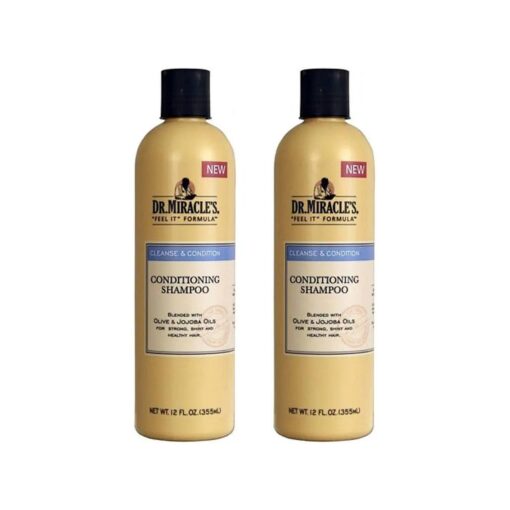 Dr. Miracles Cleanse & Condition Shampoo 12oz ( 2 Pack )