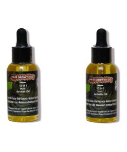 ( 2-Pack ) 10 in 1 Hair Growth Oil ( 2 Oz ) | Formulated With African Chebe Powder For Extreme Hair Growth, 2 Fl Oz ( Pack of 1 ), 2.0 ounces