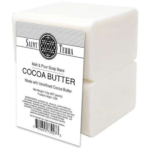 Cocoa Butter Melt and Pour Soap Base, 2 Pounds