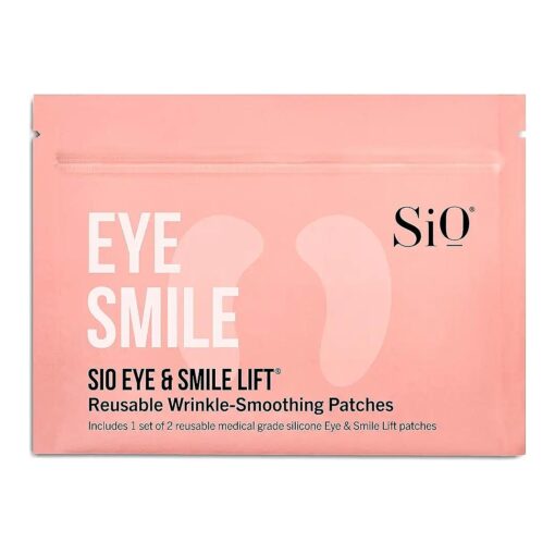 SiO Beauty Eye & Smile Anti-Wrinkle Patches - 2 Week Supply, Overnight Smoothing Silicone for Fine Lines & Puffiness