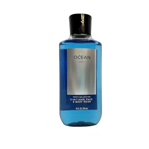 Bath & Body Works, Signature Collection 2-in-1 Hair + Body Wash, Ocean For Men, 10 Ounce