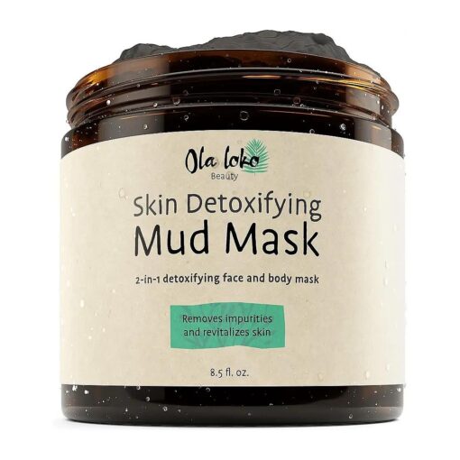 Pure Clay Mud Mask, Clay Mask Pores for Face and Skin, Detox Clay Face Masks Skincare, Exfoliating Facial Treatment, Cleans & Purify Pores For Clear & Glowing Skin, Face Mask for Oily Skin & Normal