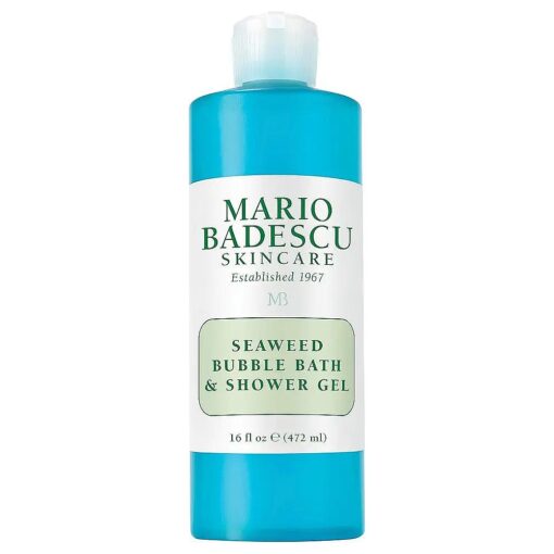 Mario Badescu Seaweed Bubble Bath & Shower Gel - 2-in-1 Daily Moisturizing Body Wash for Men and Women - Body Care Enriched with Marine-Like Fragrance - Revitalizes Skin from Head to Toe