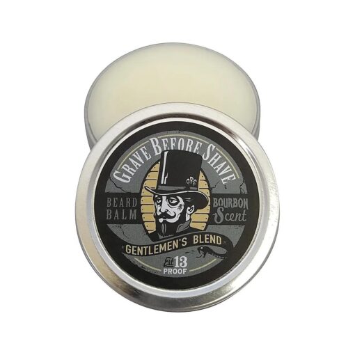 GRAVE BEFORE SHAVE Gentlemen 's Blend Beard Balm ( Bourbon Scent ) ( 2 oz, )