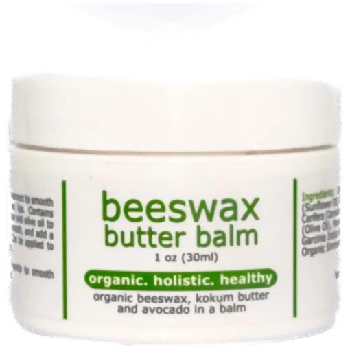 Beeswax Butter Balm : Organic, Holistic and Healthy, 2 oz