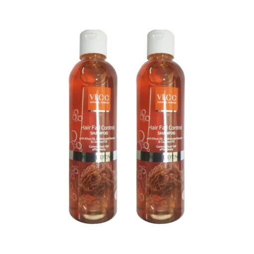 2 x VLCC Hair Fall Control Shampoo - 350ml ( Total 700ml )