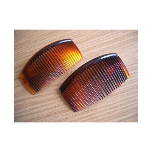 2 x Brown Large 90mm Side Combs/Hair Slides