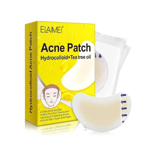 Hydrocolloid Acne Patch ( 20 Patches ), Large Spot Control Cover With Long Size, Extra Larger Acne Pimple Patch for Covering Large Breakouts, Spot Patch, Stickers for Body, Cheek, Forehead, and Chin