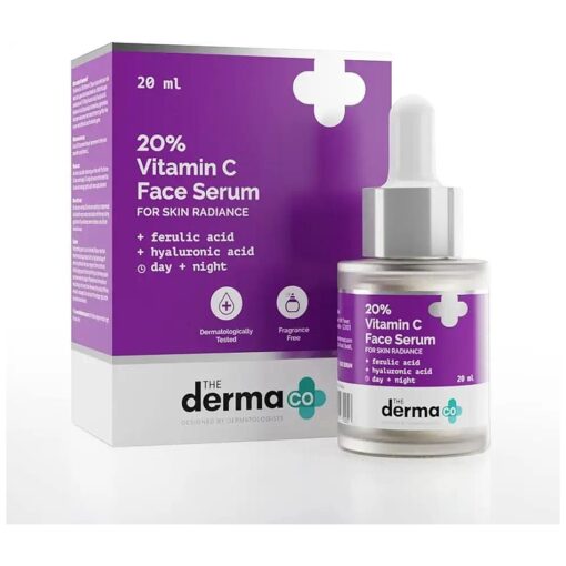 20 % Vitamin C Face Serum for Men and Women for Skin Radiance - 20 ml ( dermaco )