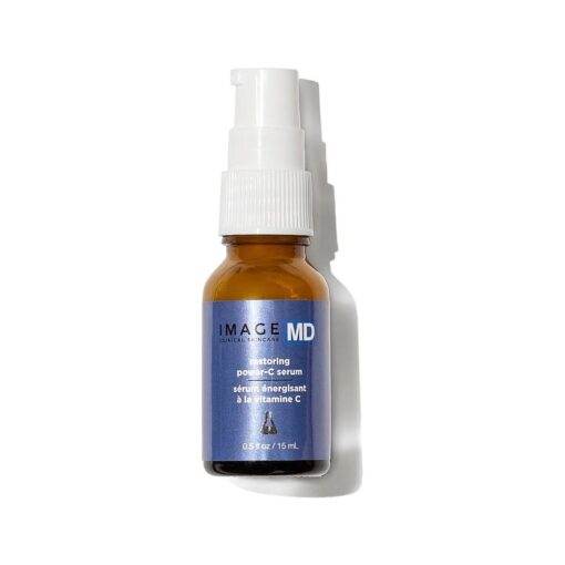 IMAGE Skincare, IMAGE MD Restoring Power-C Serum, 20 % Vitamin C, Ferulic Acid Facial Serum to Reduce Pigmentation, Firm, Brighten Skin, 1 fl oz