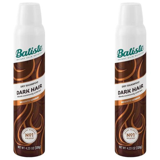 Batiste Color Dry Shampoo, Dark Hair 200 ml ( Pack of 2 )