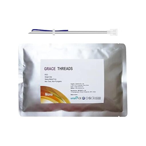 Grace PDO Thread Lift/Face Whole Body/Mono Type 20pcs - 12 Sizes ( 26G-60mm )