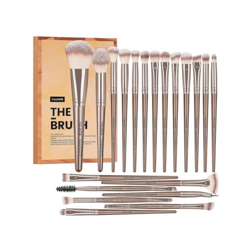 Make up Brushes, 20 Pcs Professional Makeup Brushes Set Foundation Eyeshadow Blush Brush, Travel Kabuki Blending Concealers Face Powder Eye Makeup Brush Sets with Gift box