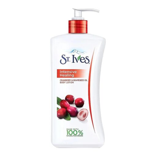 Intensive Healing Body Lotion, Cranberry and Grapeseed Oil 21 oz