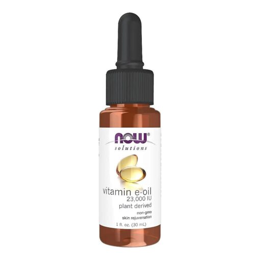 NOW Solutions, E-Oil 23,000 IU, Natural Skin Rejuvenation, Skin Moisturizer, 1-Ounce