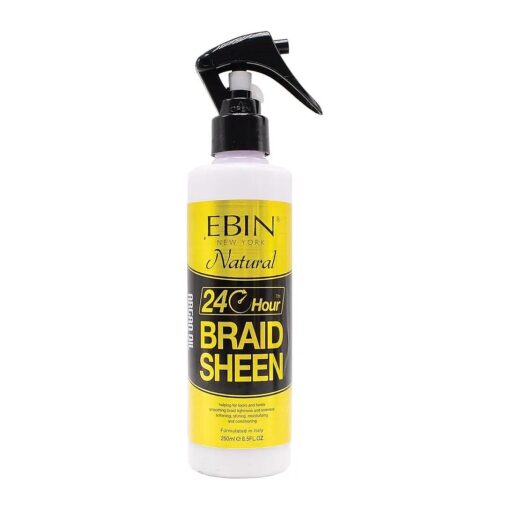 24 Hour Braid Sheen Spray | Soothes braid tightness and soreness, Softens, adds extra shine, moisturizes & conditions 8.5 oz / 250ml