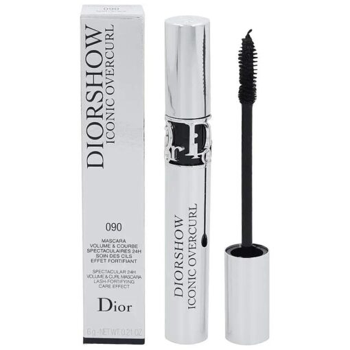 Dior Diorshow Iconic Overcurl Spectacular 24H Volume & Curl Mascara # 090 Black, 0.21 Ounce