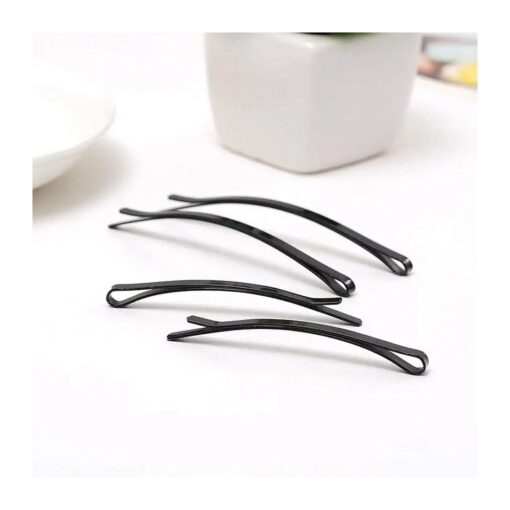 24 Pieces Women Black Metal Hair Bobby Pins Grips Girl 's Hair Clip Hairstyle Barrette Hairpin Hairdressing DIY Hair Styling Tools ( Large and Small )