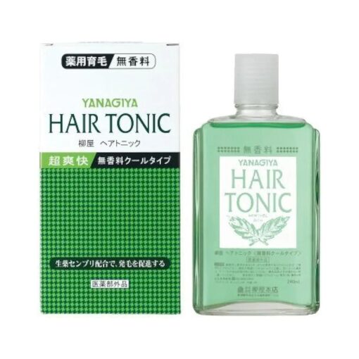 YANAGIYA Hair Tonic No Fragrance Cool 240ml ( Japan Import )