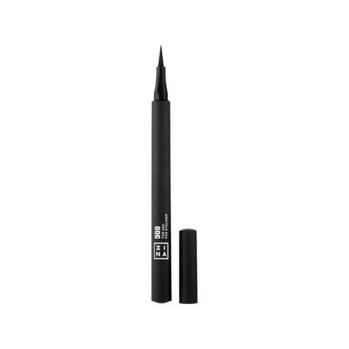 3INA MAKEUP - Vegan - Cruelty Free - The 24h Pen Eyeliner 900 - Black - 24H Longwearing Formula - Intense Black Highly Pigmented Color - Ultra Precise Fine Tip