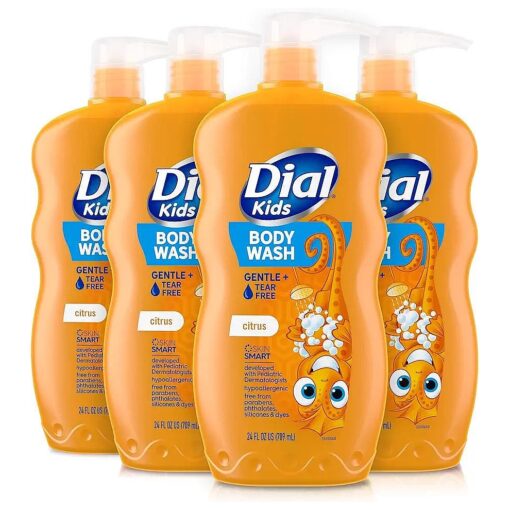 Kids Body Wash, Citrus, 24 fl oz ( Pack of 4 )