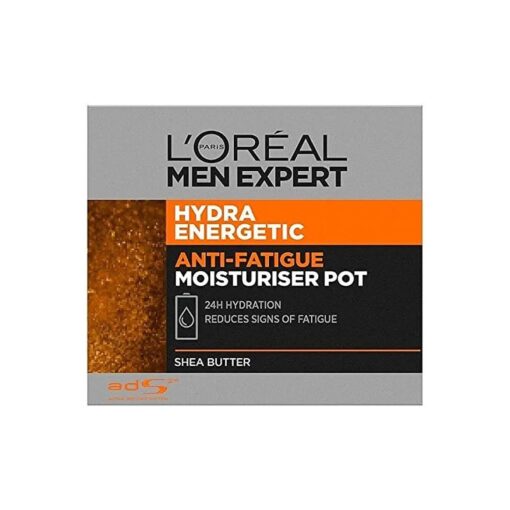 L'Oreal Men Expert Hydra Energetic Intensive 24hr Hydration Daily Moisturiser Face Cream Men 50 Ml