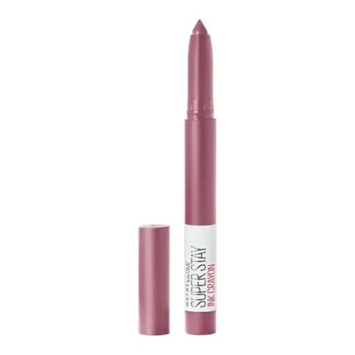 Maybelline lipstick Superstay Matte Ink Crayon, longlasting With Precision Applicator, 25 Stay Exceptional, 1.5 g, Pack Of 1