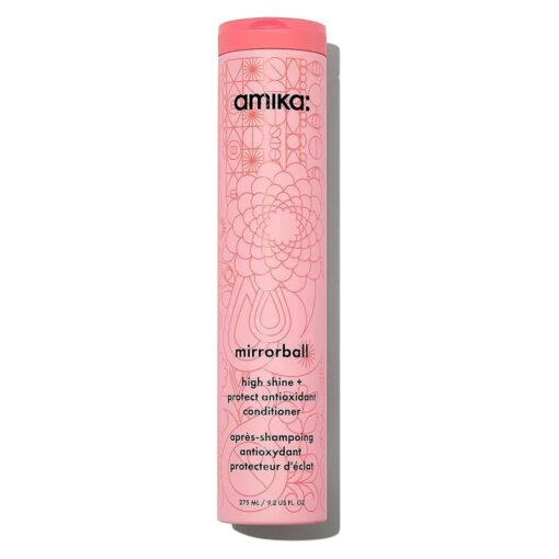 amika mirrorball high shine + protect antioxidant conditioner, 275ml