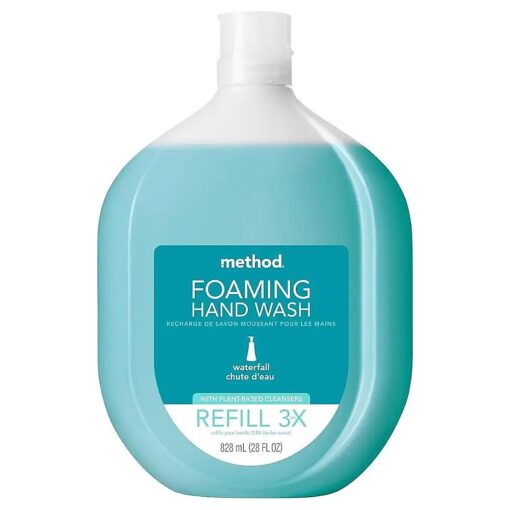 Method Foaming Hand Soap, Refill, Waterfall, 28 Ounce, 1 pack