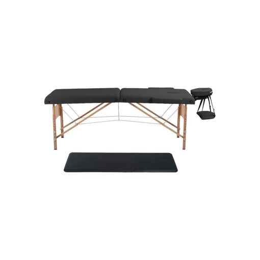 Massage Table Mat Massage Bed Anti-Fatigue Mat Spa Bed Standing Mat 73" L28" W Height Adjustable 2 Folding Portable Massage Table W/Anti-Fatigue Standing Mat ( 54" L 14" W3/4 Thick ) Carry Case Salon Bed