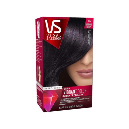 Vidal Sassoon Pro Series Permanent Hair Dye, 2VC Oxford Violet Onyx Hair Color, 1 Count