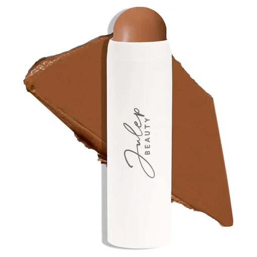 Julep Skip the Brush Cream to Powder Bronzer & Contour Stick - Melted Cocoa Medium skin tones - Long Lasting Blendable and Buildable Color -Multi-Use 2-in-1 Blush and Lip Makeup Stick