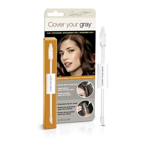 Cover Your Gray 2in1 Mascara Wand and Sponge Tip Applicator - Light Brown/Blonde