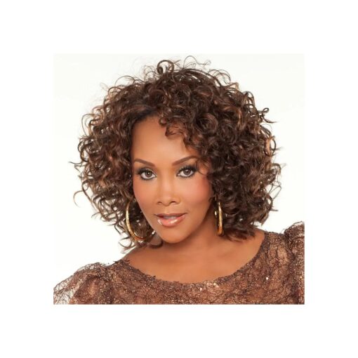 Vivica A, Fox HW370-V Synthetic Fiber, 3/4 Half Wig in Color P42730