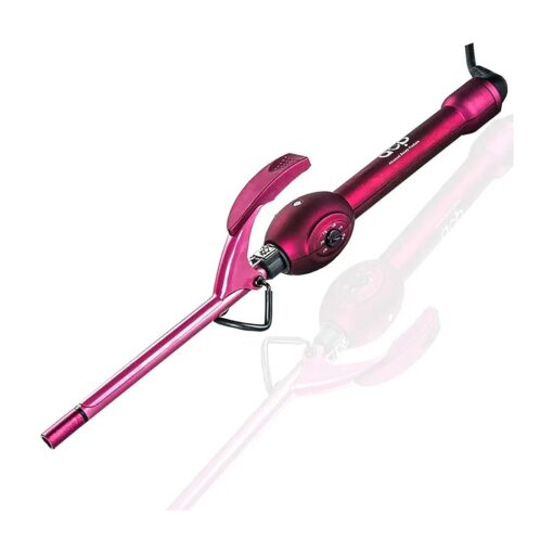 MBHAIR 9mm Thin Curling Wand Hair Curler, 3/8 Small Barrel Skinny Hair Curling Iron Wand Professional Super Tourmaline Ceramic Barrel Small Tongs for Short and Long Hair