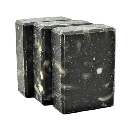 Pine Tar Soap - With Eucalyptus and lemon Essential Oils Pine Tar Soap For Men With Activated Charcoal & Colloidal Oatmeal, Made in USA- 3 Bar Pack 15 + Oz