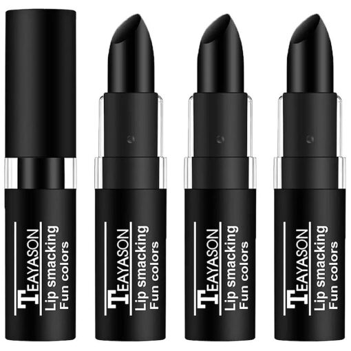 3 PCS Clown Makeup Eye Black Stick Black Face Paint Lipstick, Cream Blendable Body Paint Sticks Professional SFX Halloween Cosplay Costume Makeup, Eye Black Softball Baseball Football Sports Face Paint