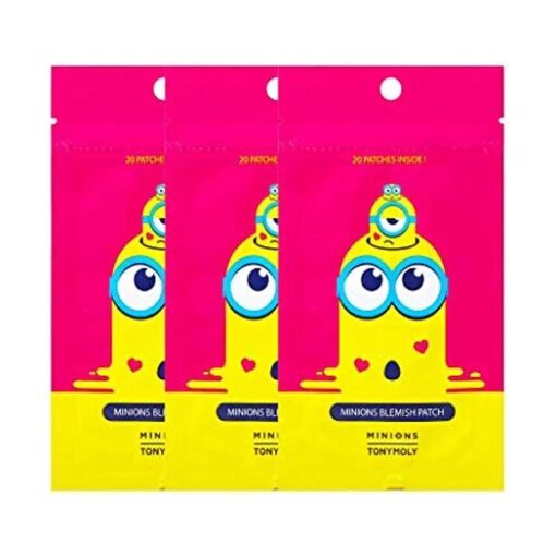 TONYMOLY X MINIONS Hydrocolloid Blemish Patch, 3 Count ( Pack of 1 )