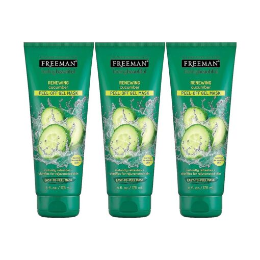 Freeman Cucumber Facial Peel-Off Mask - 6 oz ( Pack of 3 )