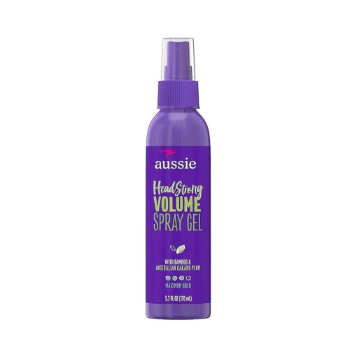 Aussie Spray Gel, with Bamboo & Kakadu Plum, Headstrong Volume, 5.7 fl oz, Triple Pack