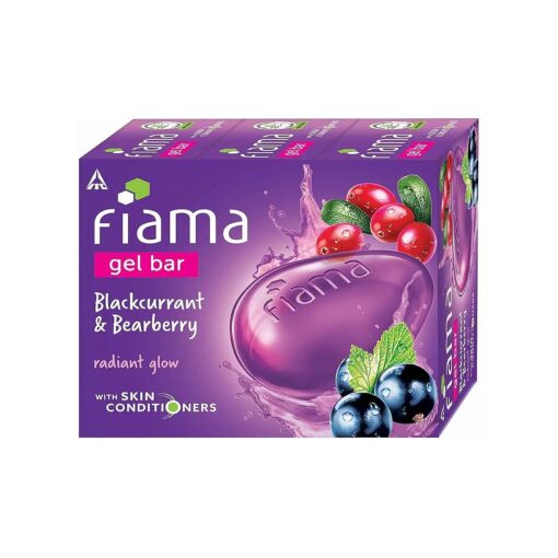 Fiama Di Wills Gel Bar Bearberry & Blackcurrant 125g ( Pack of 3 )