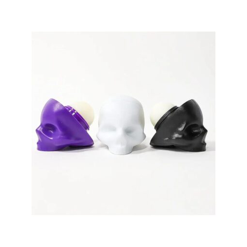 Rebels Refinery 3-Piece Neapolitan Skull Lip Balm Bundle - Passion Fruit, Black Mint & White Vanilla