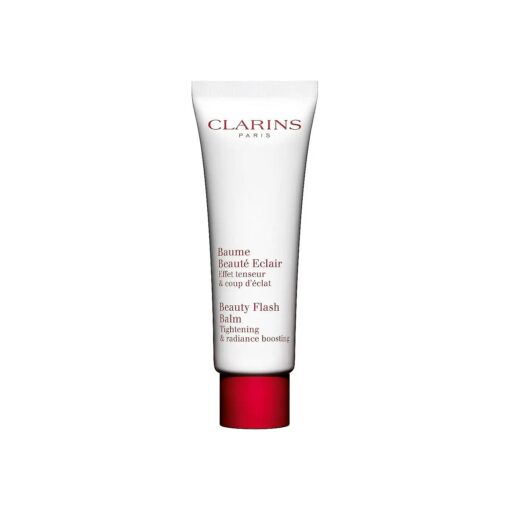 Clarins Beauty Flash Balm | 3-In-1 Hydrating 10-Minute Face Mask, Make-Up Primer, or Quick Pick Me Up Radiance Booster | Moisturizes, Brightens and Visibly Tightens | Non-Oily and Non-Comedogenic