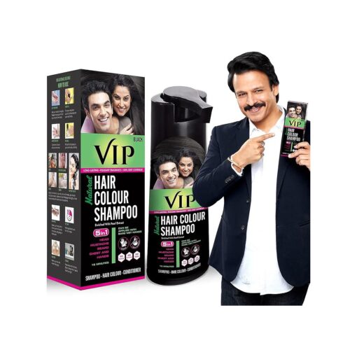 VIP 3 in 1 Hair Color Shampoo ( 180 ml / 6.08 fl oz )