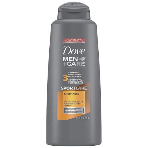 DOVE MEN + CARE SportCare 3 in 1 Shampoo for MenaEUR ( tm ) s Hair Endurance+Comfort Cleans and Conditions Better Than Regular Shampoo for Men 20.4 oz ( naivjif-141 )