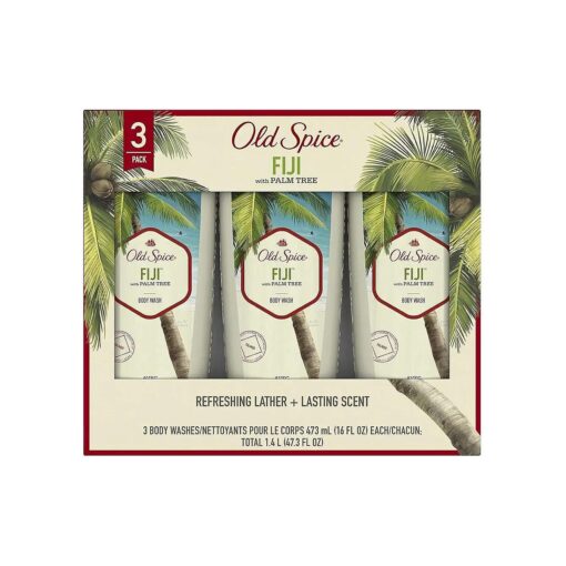 Old Spice Fiji Body Wash 3 X 16 Oz ( Net Wt 47.3 Fl Oz ), , ( )