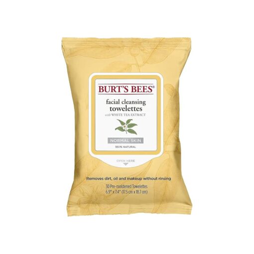 Burts Bees Facial Cleansing Towelettes, 30 CT