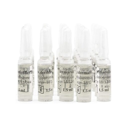 Dermaroller Hyaluronic Moisture Acid Ampoules Serum, 30 Pc of 1.5 ml Tubes