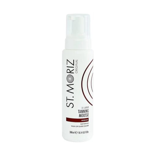 St Moriz Original Extra Large Instant Tanning Mousse, Fast Drying Vegan Fake Tan, Medium ( 300ml )